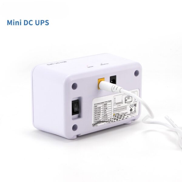 Battery backup for router