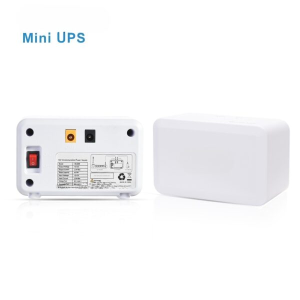 Battery backup for router