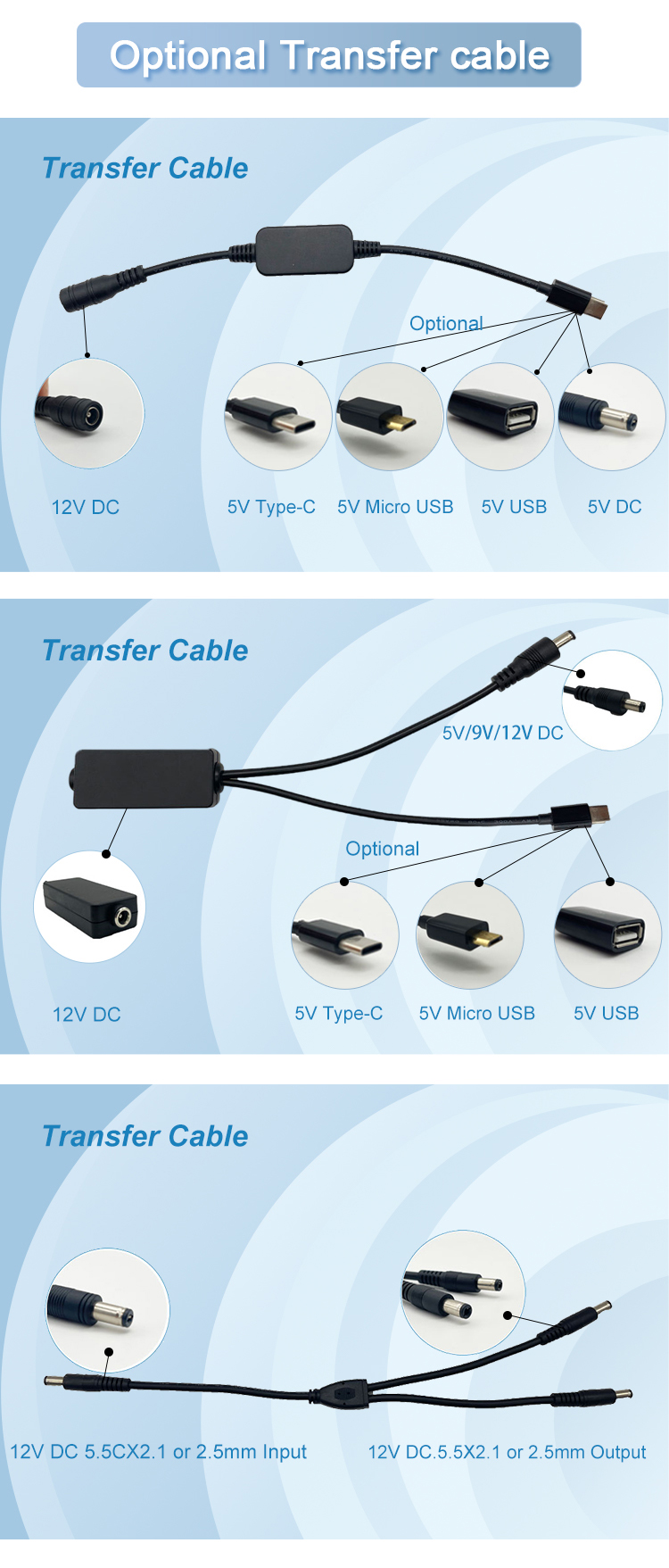 battery backup for router transfer cable