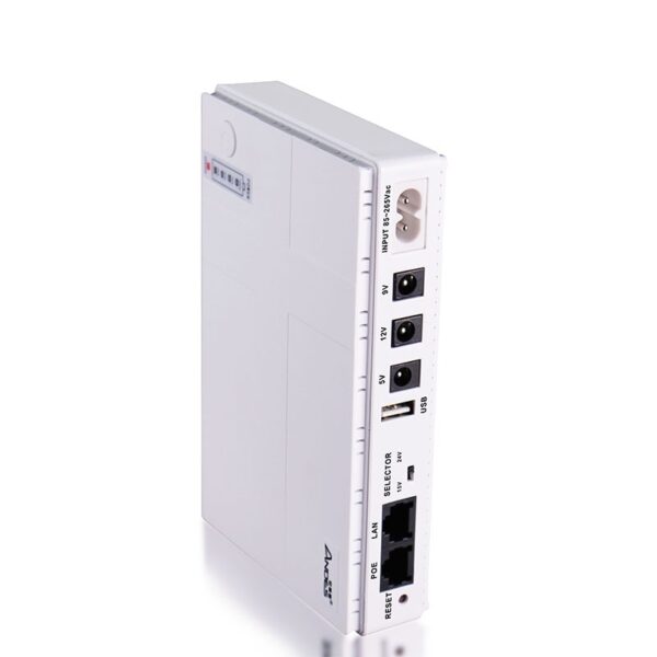 Mini DC UPS with lithium battery