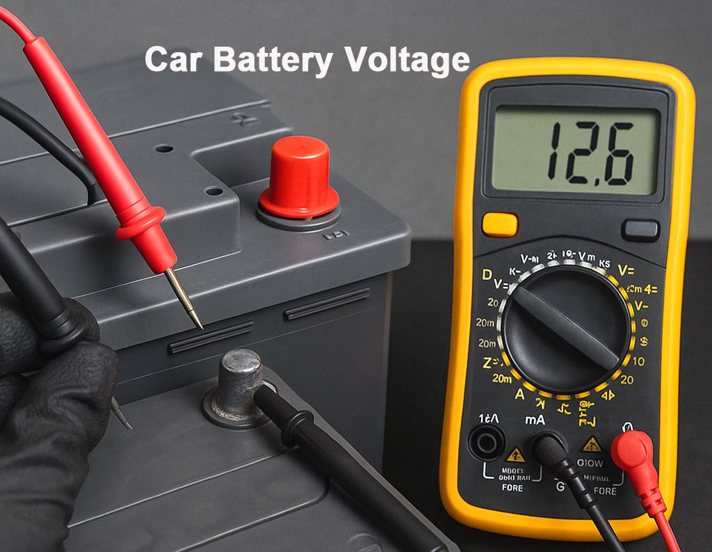 car battery voltage